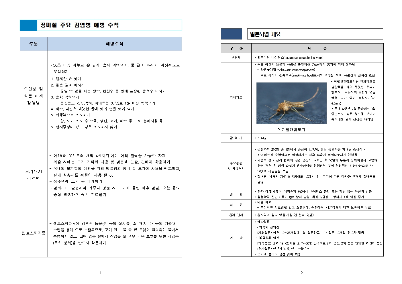 주요 감염병 예방수칙001